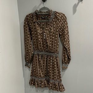 Veronica beard brown gorgeous dress.